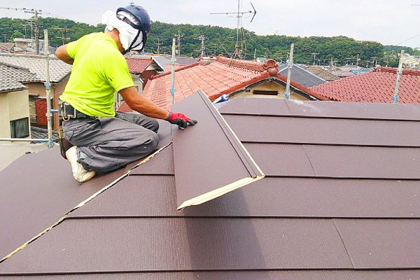 瓦屋根の葺き替え