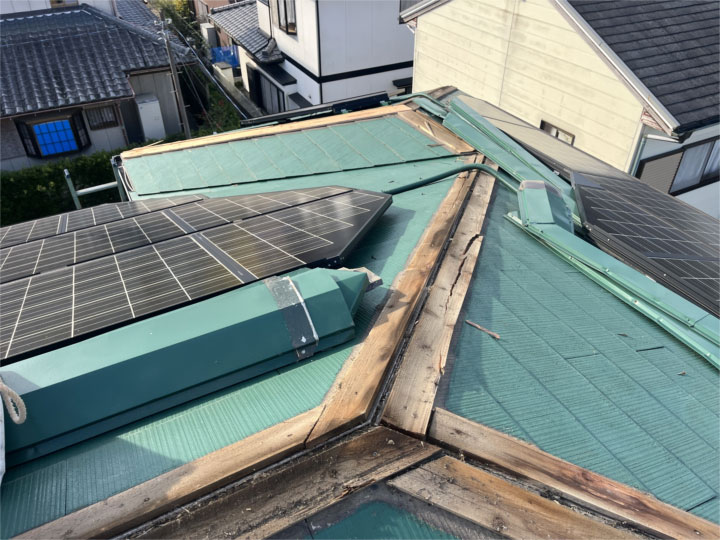 棟板金交換工事ならお任せください