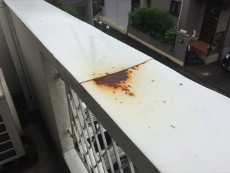 錆の発生