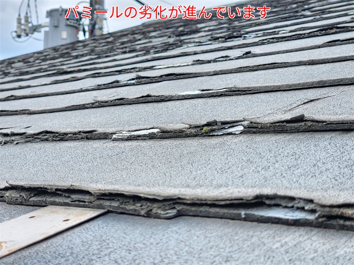 ニチハのパミール屋根の調査