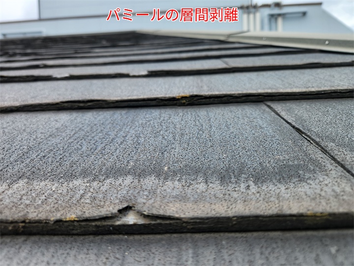 パミールの層間剥離