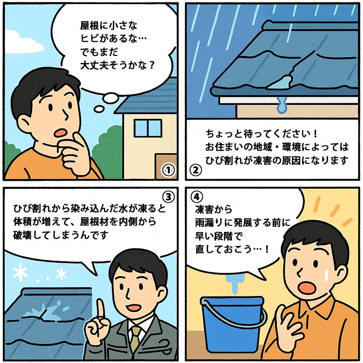 漫画で凍害について解説！