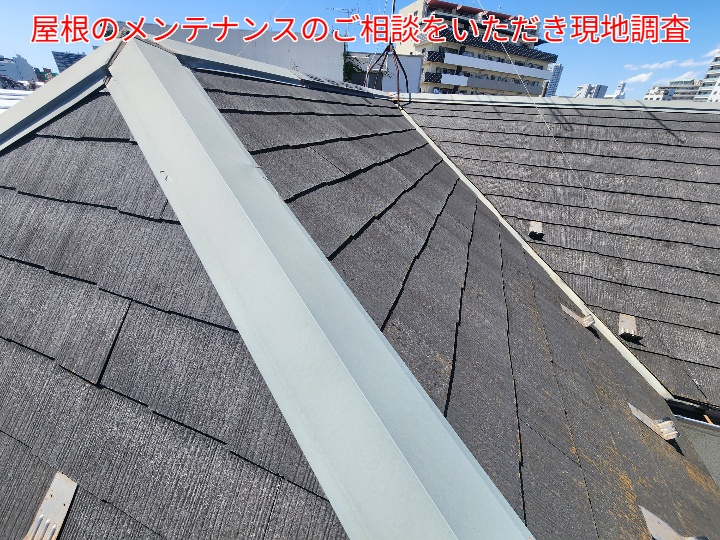 スレート屋根のメンテナンスのご相談