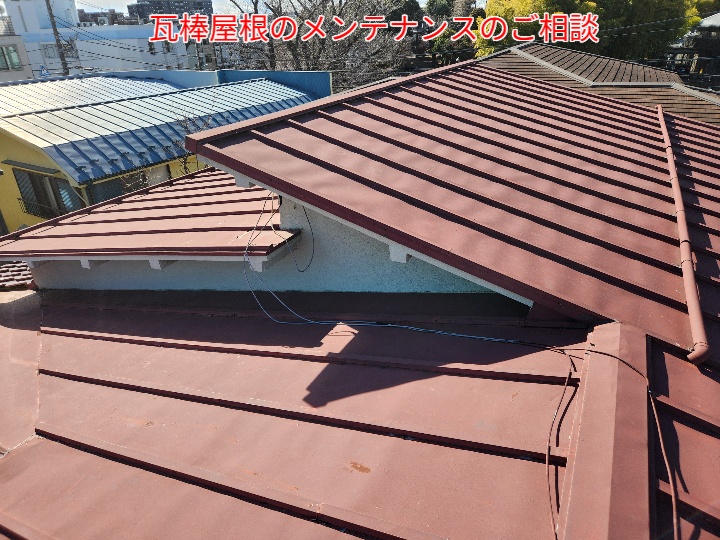 瓦棒屋根の現地調査