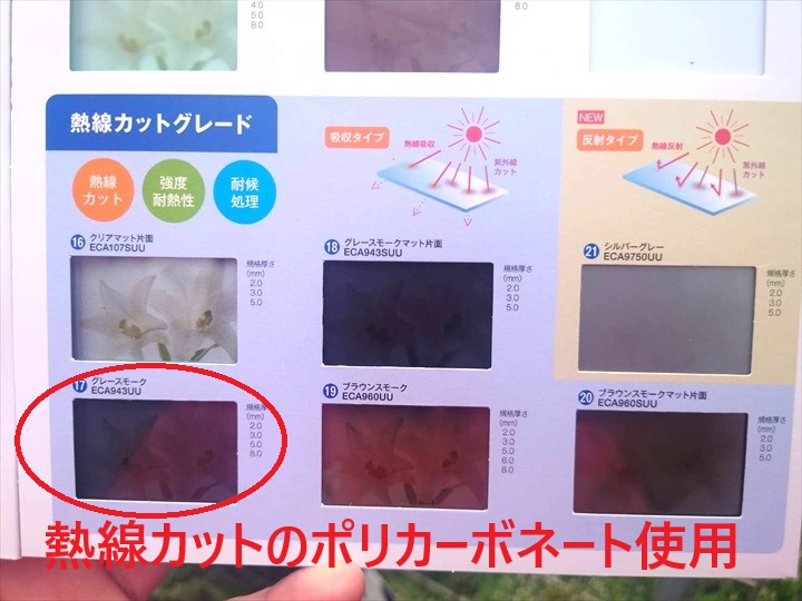 熱線カットポリカ
