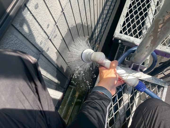 散水試験2