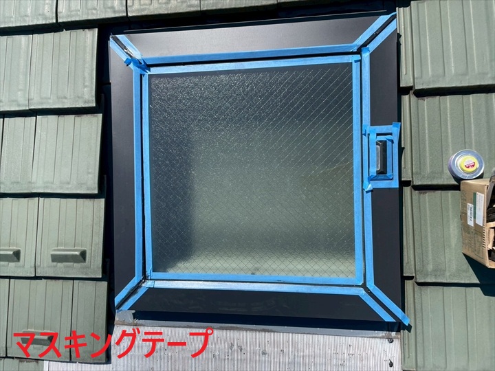 ジョイント部分のシール作業
