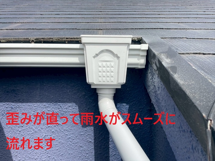 スムーズな水の流れ