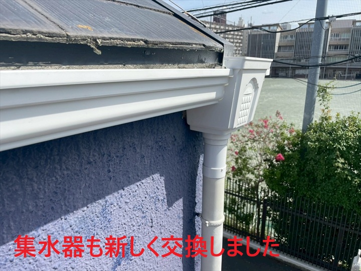 集水器も交換