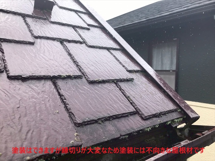 縁切りが難しい屋根材