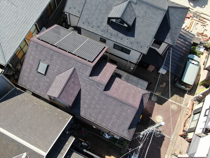 杉並区和田にて屋根材の塗膜の劣化が発生！屋根塗装工事のご提案をしました！