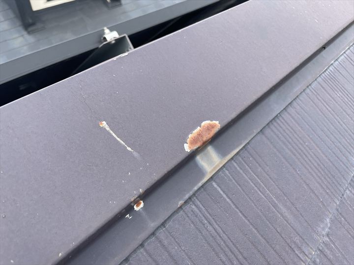 棟板金の錆