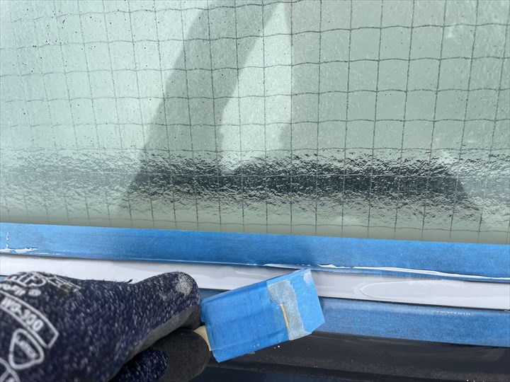 シーリング材均し