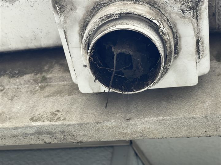 集水器内部の汚れ