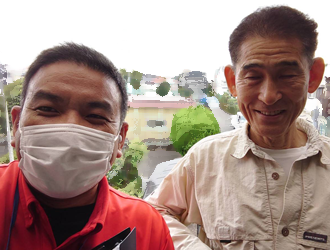 工事前お客様写真