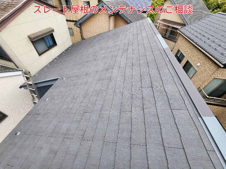 スレート屋根のメンテナンスのご相談