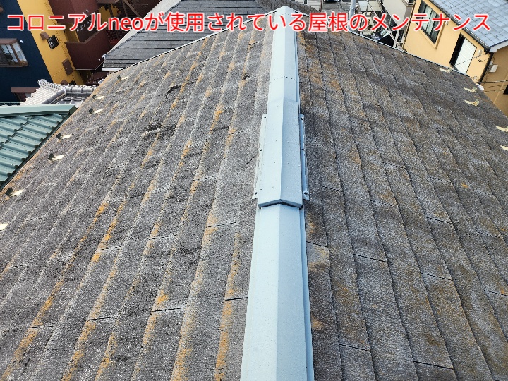 コロニアルneoの屋根調査
