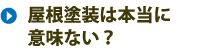 屋根塗装は本当に意味ない?