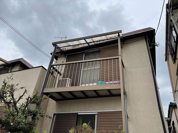 地上からの点検の様子