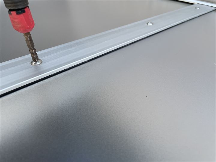 既存フレーム撤去