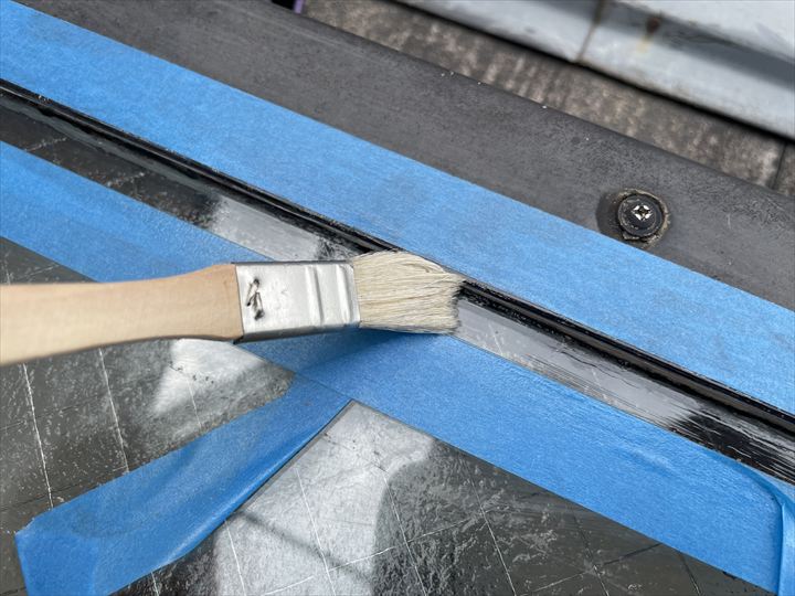 プライマー塗布の様子