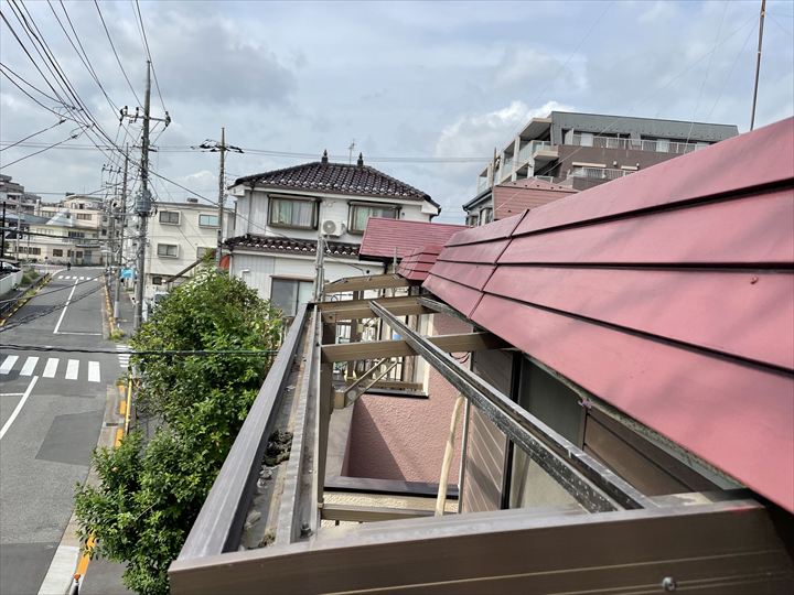 波板撤去後の様子