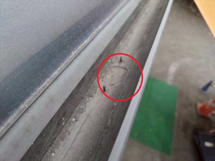 雨樋取り付け部分