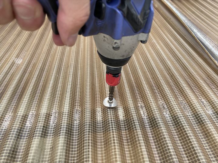 フック取り外しの様子