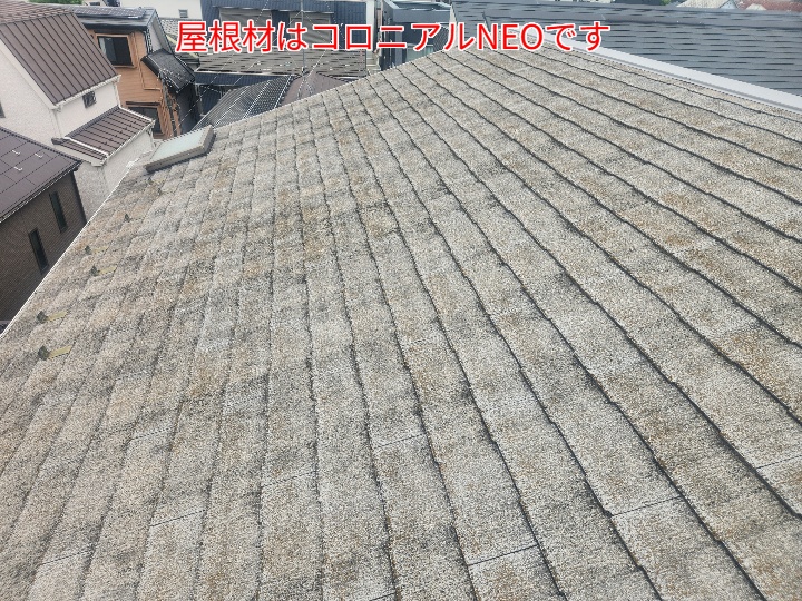 コロニアルneoが使用されている屋根