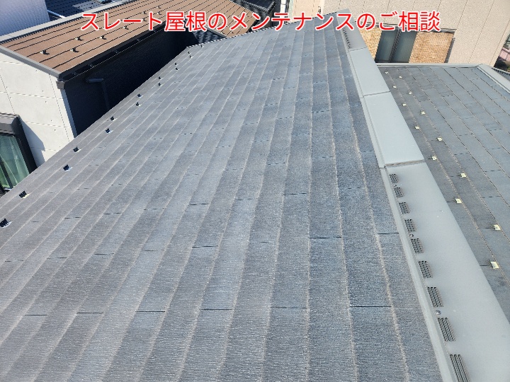 スレート屋根のメンテナンスのご相談