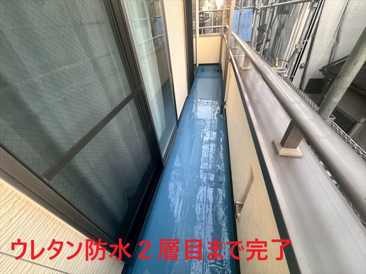 ウレタン塗布完成