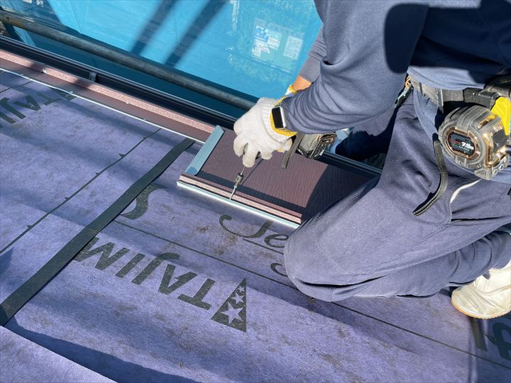 スーパーガルテクト設置の様子