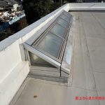 屋上から見た天窓