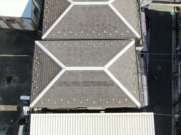 ドローンから見た現地の様子