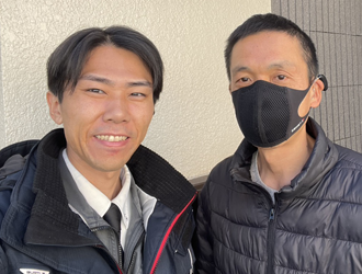 工事前お客様写真