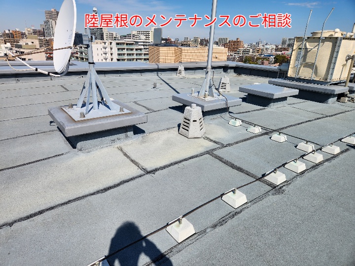 陸屋根のメンテナンスのご相談