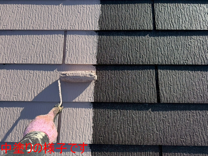 中塗りの様子です