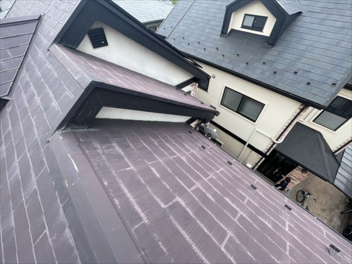 屋根の側面の様子