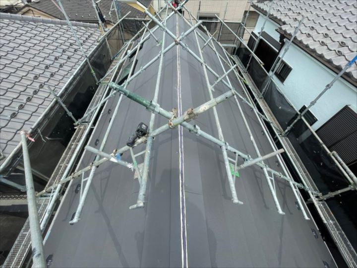 スーパーガルテクト設置完了の様子