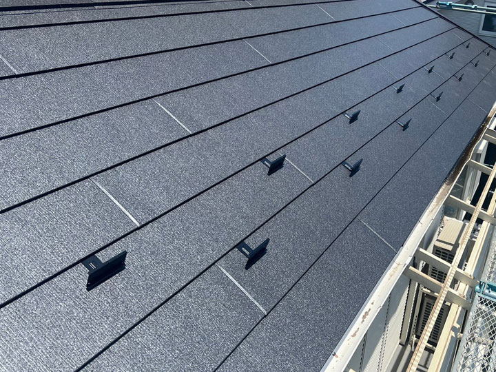 金属屋根の施工