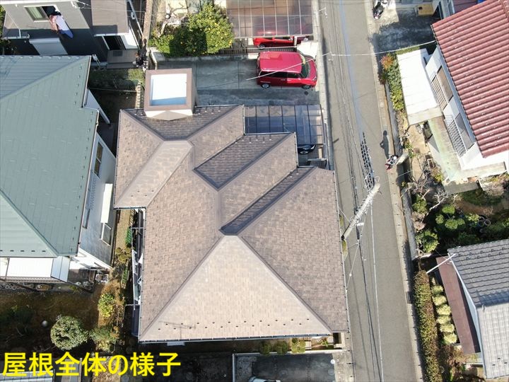 屋根全体の様子