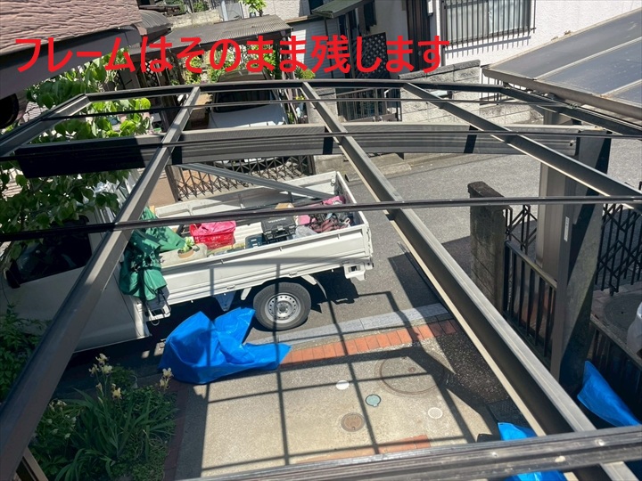 フレームはそのまま