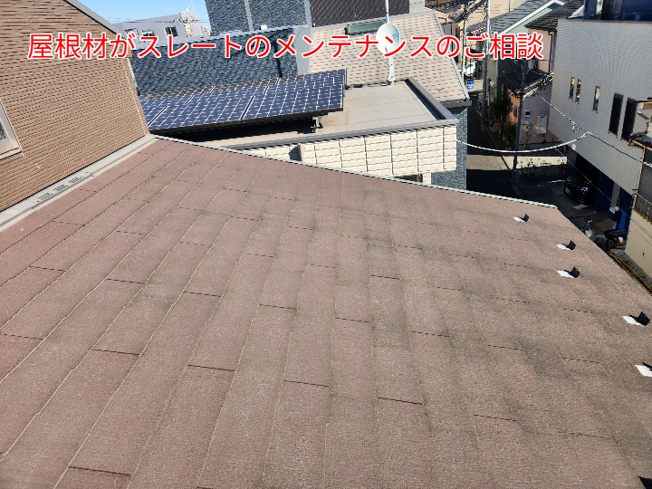 スレート屋根調査