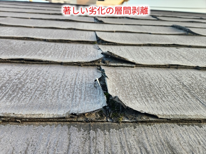 パミールの層間剥離