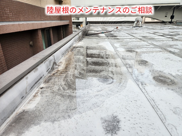 陸屋根全体の劣化状況